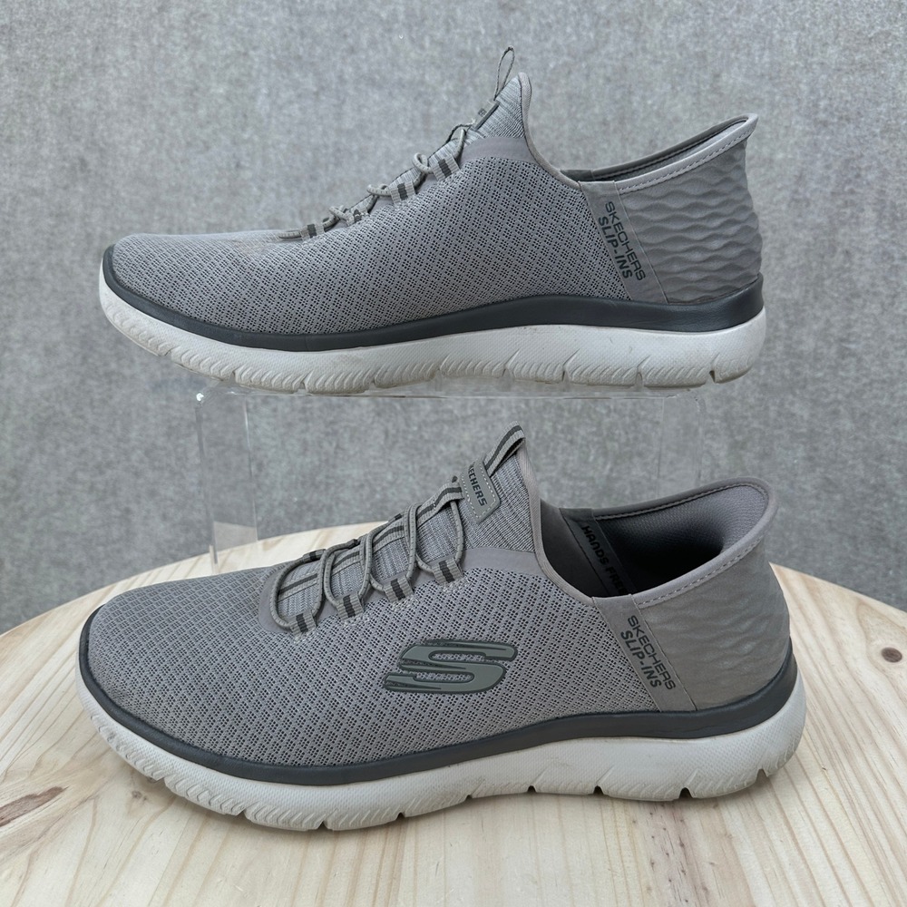 Skechers Slip-ins Summits High Range Mens 11 Grey Wide Fit 232457W Sneaker